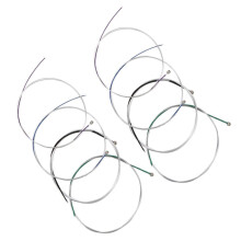 8 Piece Violin Strings Set Full Size Replacement Strings with Plated Ball End for Fiddles
