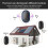 Wireless Doorbell Kit 300m Range Long Range Plugin Chime with Smart LED Indicator and 38 Tones 2