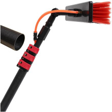 Water Fed Pole Kit 9m Long Reach Telescopic Window Cleaning Brush for Solar Panels and Windows