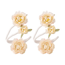 2 Pack Window Treatments Accessories-Type A Cream Apricot