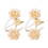 2 Piece Decorative Artificial Flower-Type A Cream Apricot 1