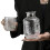 Stylish Embossed Glass Water Goblets Set Dinner-sunflower. 1
