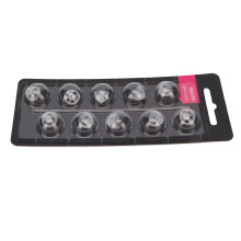 Soft Open Hearing Aid Domes 10Pack Replacement Set with Comfortable Fit and Static Noise Reduction