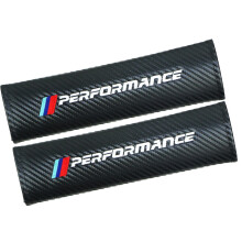 (Performance) Pair Carbon Fiber Look Car Seatbelt Shoulder Pads Safety Strap Protector