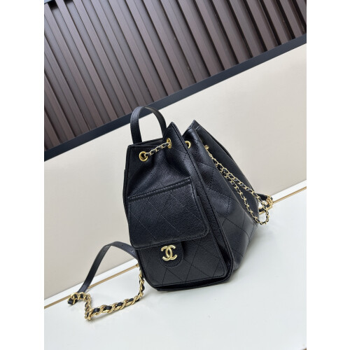 CHANEL 25C Grained Hobo Backpack Crossbody 23cm 1
