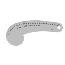 Règle de couture en métal robuste pour une coupe et une-6132A
