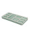 Rectangular Ceramic Paint Palette for Watercolor and Gouache, Durable Blue Tray for Precise Color Mixing 1