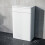 NES Home Afern 500mm Floor Mounted Back to Wall WC Unit Gloss White 1