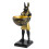Antike Anubis-Skulptur mit Schale, Kunstharz, ägyptische 1