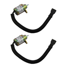 2X 12V Engine Shutdown Solenoid for Diesel Engine, Reliable LongLife DirectFit Replacement 416383