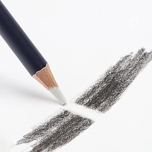 Eraser Pencil Set for Drawing, Sharpenable Precision Tip for Graphite and Charcoal, 4 Pack 1