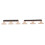 2pcs Banjo Bridge Saddle Replacement Set Lightweight Easy Install Durable for Consistent String Support 1
