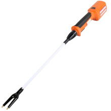 Waterproof Electric Cattle Prod 97cm Orange Rechargeable Livestock Shock Stick for Cows and Pigs