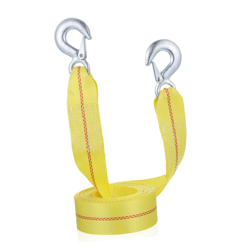 Heavy Duty Tow Strap 6M With Hooks For Emergency Vehicle Towing, Universal Recovery Strap For Trucks And Suvs 9330225628200