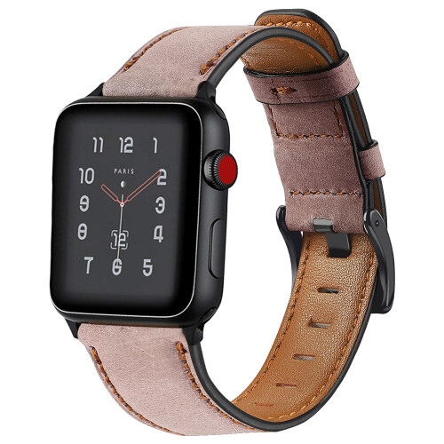 Ρετρό δερμάτινα λουράκια συμβατά με το Apple Watch, μοναδικό στυλ που συναντά την