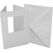 A5 Tri-Fold Square Aperture Cards & Envelopes
