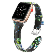 Kiváló minőségű, kézműves kivitelezésű, kompatibilis Apple Watch szíjjal, valódi bőr, divatos dizájn, biztonságos csatlakozó,