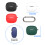 Coque antichoc en Silicone pour écouteurs, étui de-Blanc 4