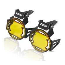 Motorcycle Fog Light Cover for BMW S1000XR 2015‑2023, Gold Aluminum Impact‑Resistant Fog Lamp Guard
