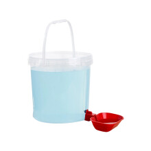 Cats Dog Feeder And Water Dispenser Bucket 3/5/8L Bottle-8L