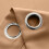(BEIGE, 66" Width x 72" Drop) Thermal Blackout Eyelet Ring Top Curtains Pair + Tie Back 2