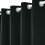 (BLACK, 66" Width x 90" Drop) Thermal Blackout Eyelet Ring Top Curtains Pair + Tie Back 4