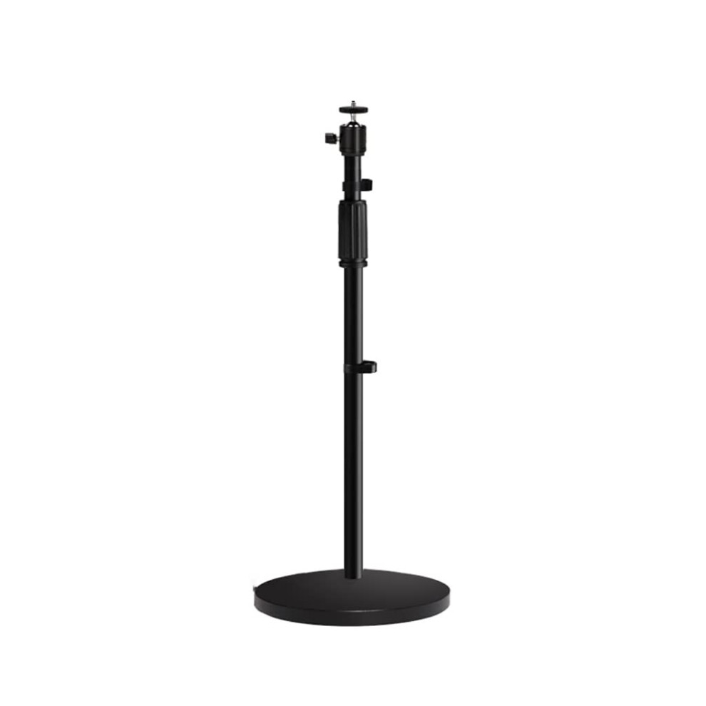 Adjustable Projector Stand With 360 Rotation And Cable Management, Stable Floorstanding Mount For Home And Office Black 9330225629085