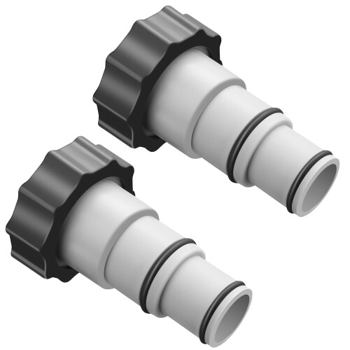 2 Pieces Pool Hose Adapter and Pump Connector Set, Leak Threaded Replacement Kit