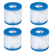 Type VI Spa Filter Cartridge 4 Pack for Bestway SaluSpa Hot Tub 58323BW Easy Replacement and Clear Water