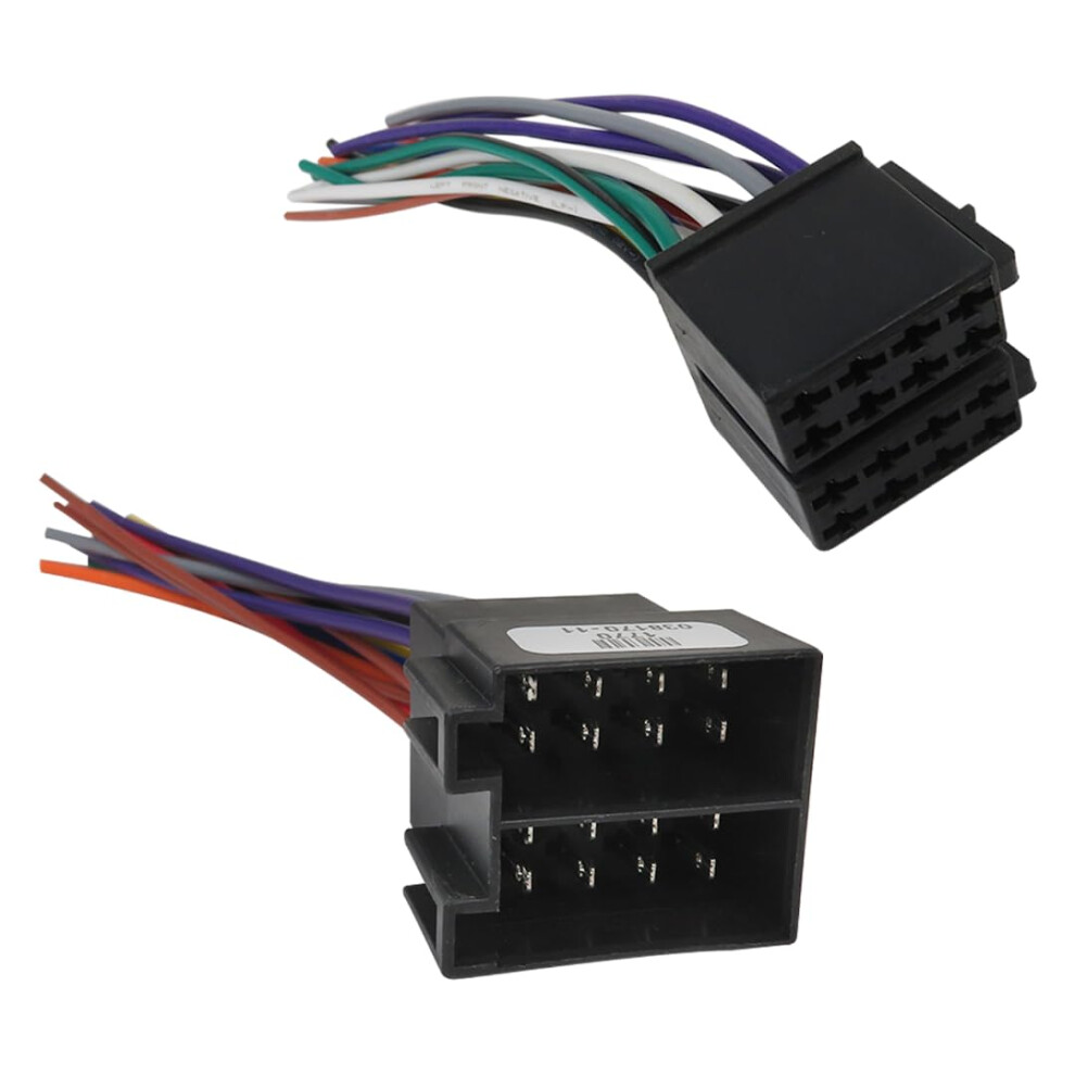 16 Pin Car Radio Wiring Harness Adapter For Jvc And Kenwood, Easy PlugâAndâPlay Male Female Connector 9330225629184
