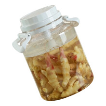 Thickened Silicone Sealed Storage Box Large Pickle Jar-M White