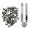 Heavy Duty Sheath Eyelet Installation Set With 6mm 7mm-Set 1 1