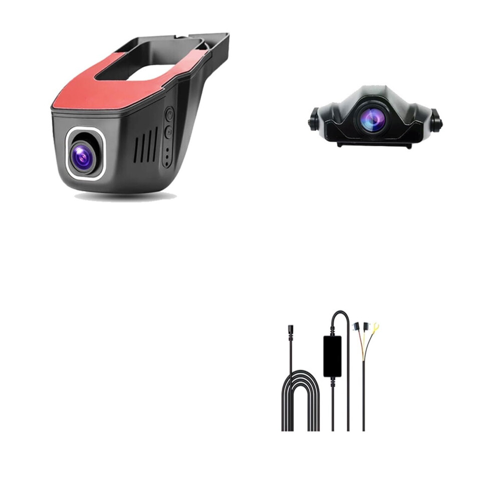 4K Dash Cam With Night Vision Wifi 24H Parking Monitor Dual Lens Car Dvr 2160P Video Recorder 128G 9330225629290