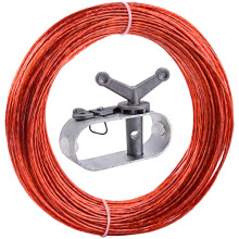 WXJ13 100 Ft Above Ground Pool Cover Winch and Cable Kit for Secure Winter Cover Tensioning