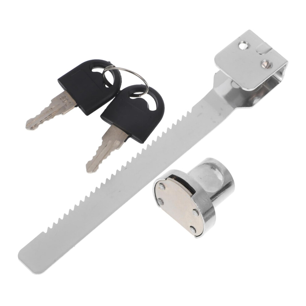 Keyed Refrigerator Door Lock For Fridge And Freezer, Durable AntiâTamper Sliding Glass Showcase Security Lock 9330225672661