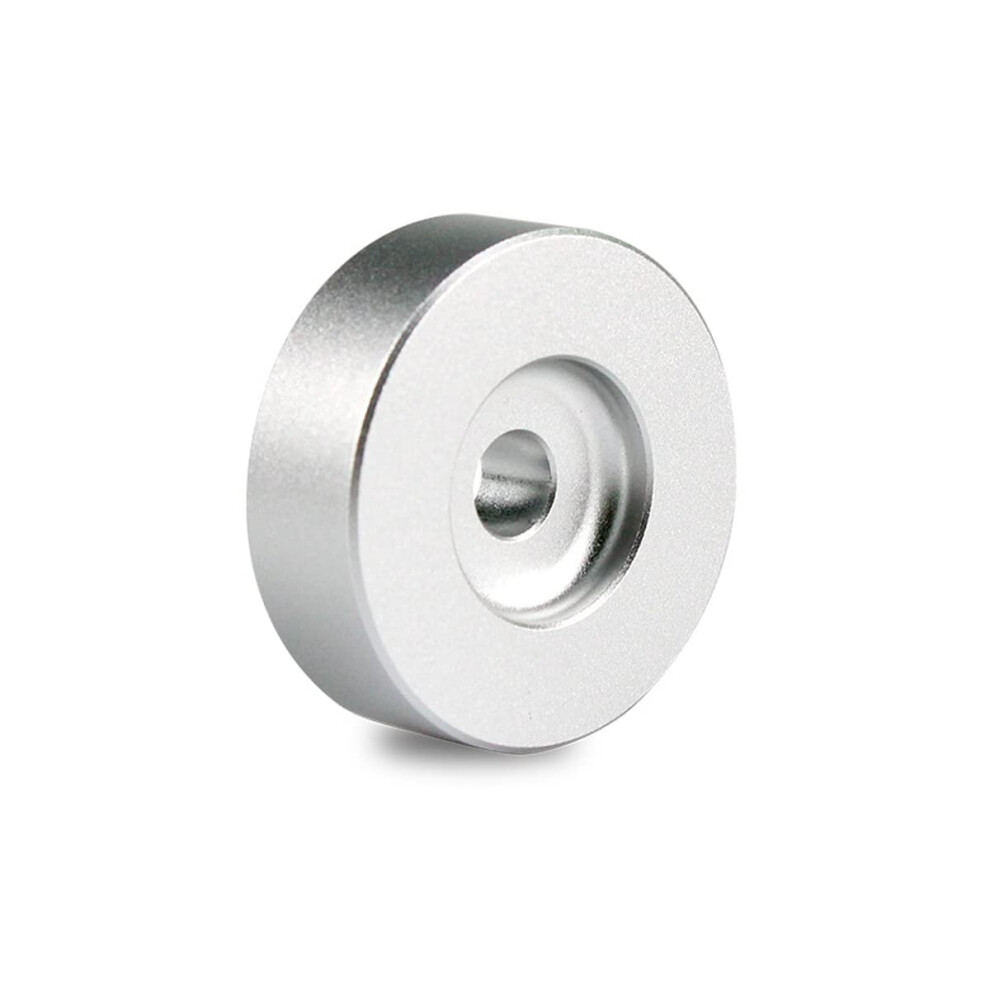 Aluminum 45 Rpm Record Adapter 7 Inch Vinyl For Turntables Dome Design Stable Playback Silver 9330225629528