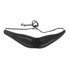 Adjustable Saxophone Neck Strap for Alto and Tenor, Comfortable Padded Design with Ergonomic Support, Black