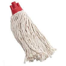Cotton Mop Heads 6 Pack, String Mop Head Replacement, ScrewOn, White, 310g