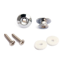 2pcs Guitar Strap Locks Mushroom Head Buttons for Electric and Acoustic Guitar Secure Connection