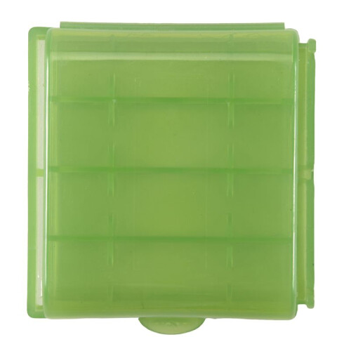 Pack of 4 PCS AA / AAA Battery Storage Hard Case Box-Green 2