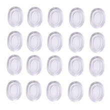 20pcs Transparent Silicone Drum Damper Pads for Snare Drums, Reusable Gel Pads for Noise Reduction and Sound Control