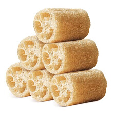 Loofah Dish Sponge 6 Pack Biodegradable Natural Kitchen Scrubber Zero Waste Eco Friendly