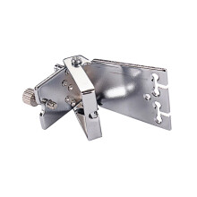 Silver Metal 5 String Banjo Tailpiece Replacement with Secure String Anchoring and Durable Construction