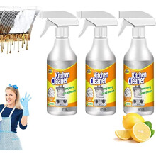 Kitchen Degreaser Spray Heavy Duty Oil Stain Remover, All Purpose Foam Cleaner for Home and Car