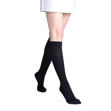 Compression Socks for Women 1520 mmHg Knee , Graduated Compression, Small Black for Nurses