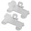 Kitten Dog Shape Paper Clamp Plastic Bookmarks Page-kitten 2 3