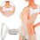 Adjustable Shoulder Posture Corrector and Back Support Brace for Back Pain Relief White Large 1