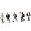 1:64 Scale Miniature Figure Realistic Miniature People-A 1