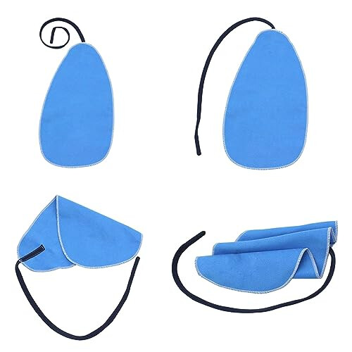 Saxophone Cleaning Cloth Pull Through Microfiber Swab for Flute and Clarinet, Quick Moisture Removal 2