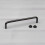 96mm Dark Bronze Cabinet Handle Slim Curved Pull 5